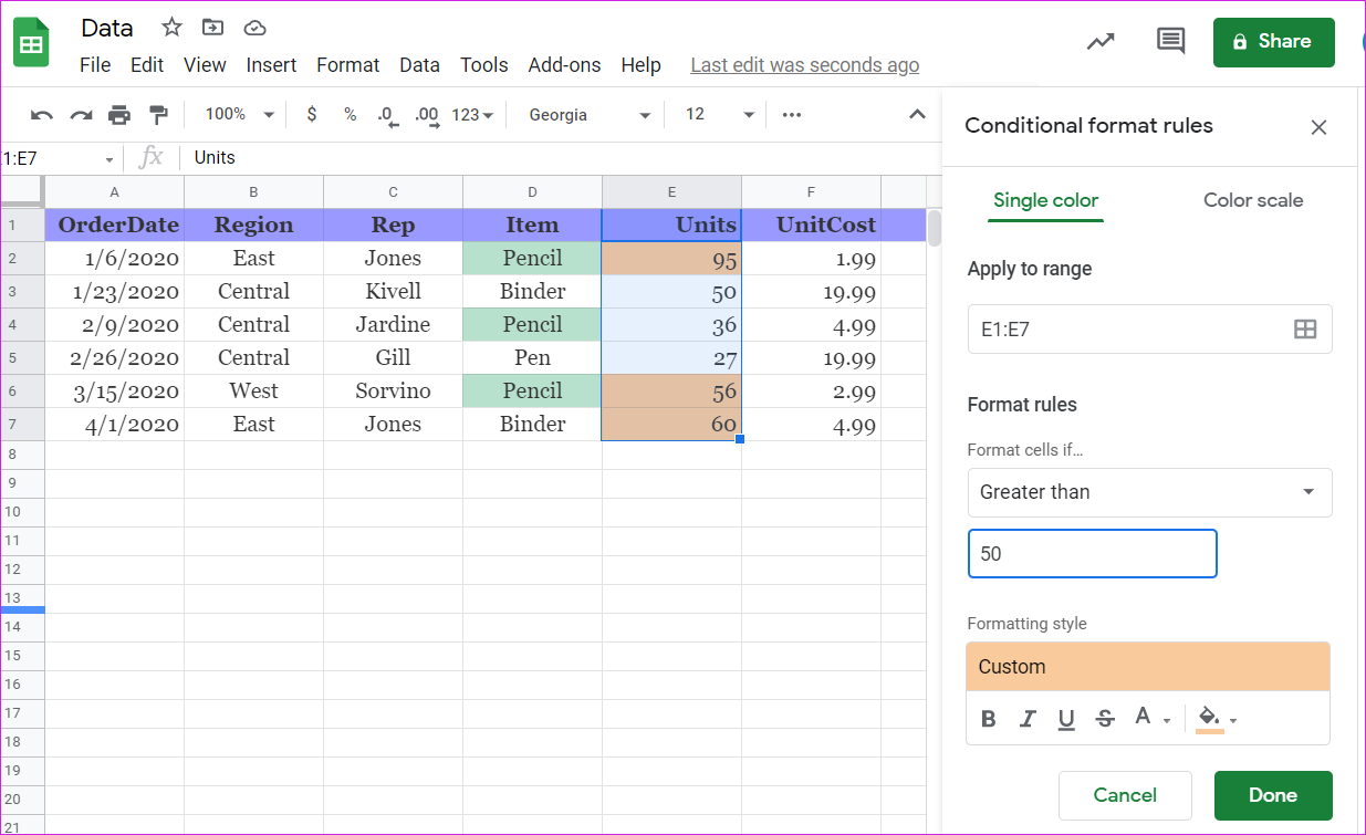 Formata O Condicional Google Planilhas