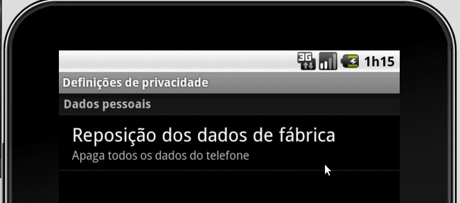 formatar android