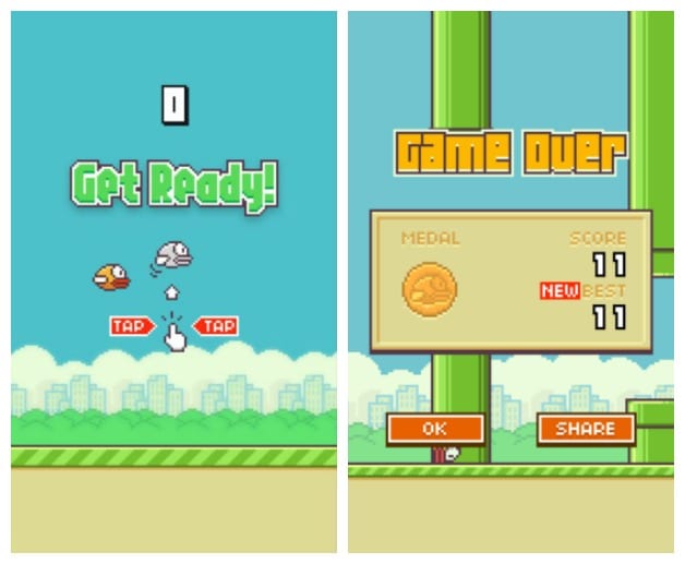 AndroidPIT Flappy Bird 1