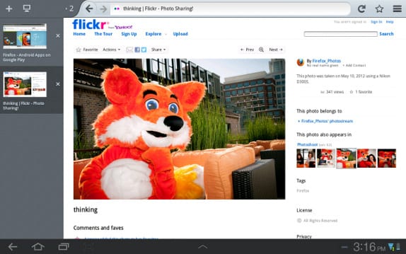 Firefox for Android v15.0 1