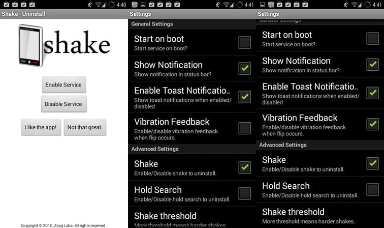 shake unistaller remover aplicativos