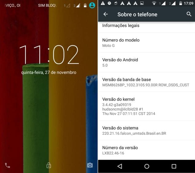 moto g android 5 lollipop A 1