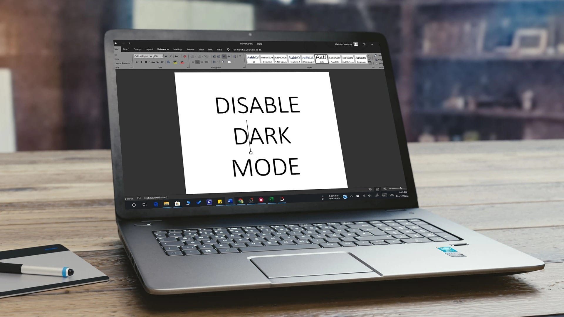Como desativar o modo escuro no Microsoft Excel, Word e PowerPoint 1 1576342649 Como desativar o modo escuro no Microsoft Excel Word e 1