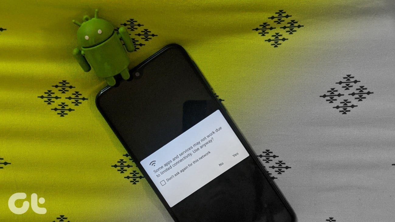 9 melhores maneiras de corrigir o Wi-Fi mostrando conectividade limitada no Android 1 9 melhores maneiras de corrigir o Wi Fi mostrando conectividade limitada 1