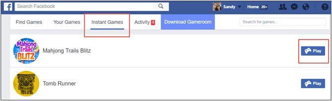 Os 8 melhores jogos instantâneos do Facebook para jogar com amigos 1 Os 8 melhores jogos instantaneos do Facebook para jogar com 1