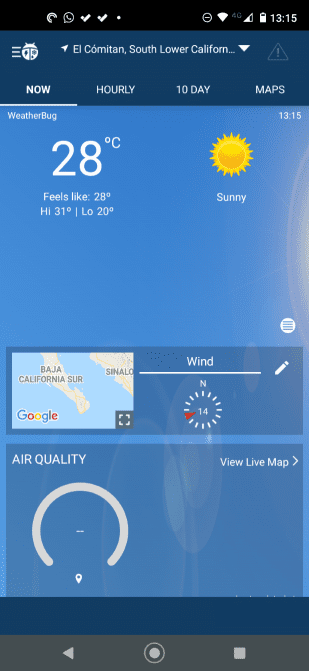 Os 9 melhores aplicativos climaticos para Android 1