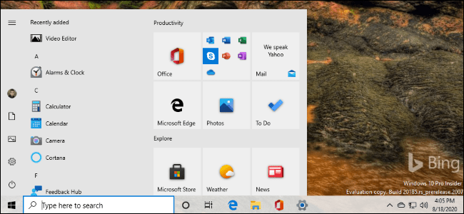 O que há de novo na atualização 21H1 do Windows 10, na primavera de 2021 1 xwin10 21h1 start menu.png.pagespeed.gpjpjwpjwsjsrjrprwricpmd.ic .o0uaNaAsST