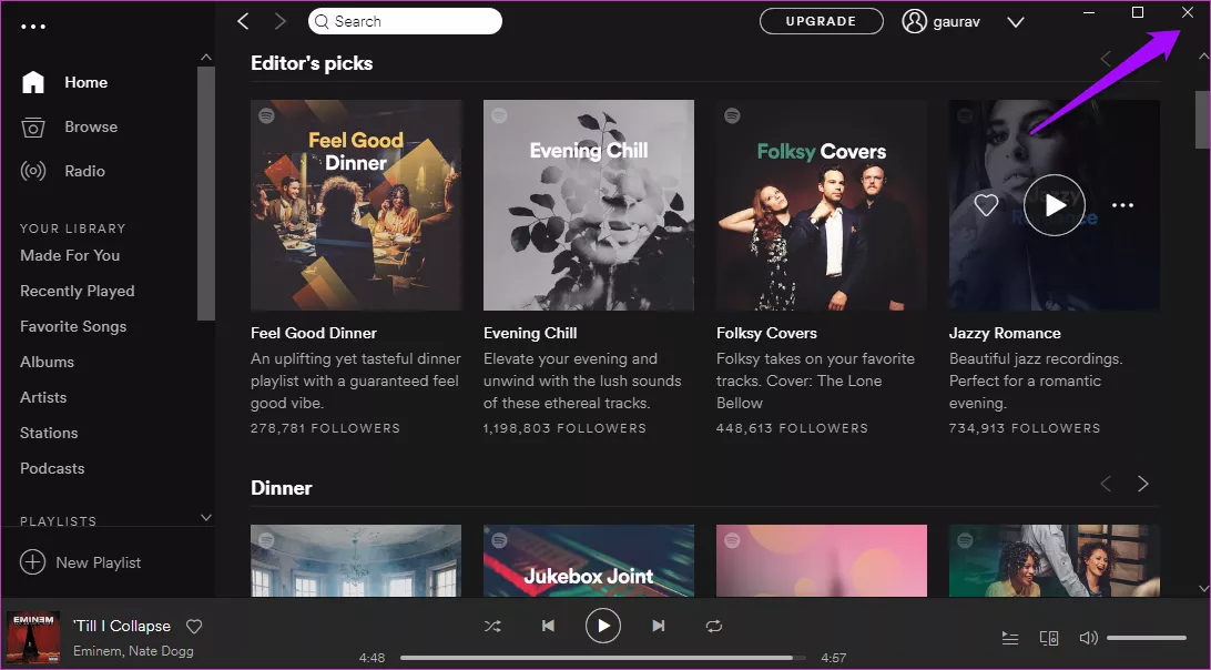 Как поставить дизлайк в spotify windows