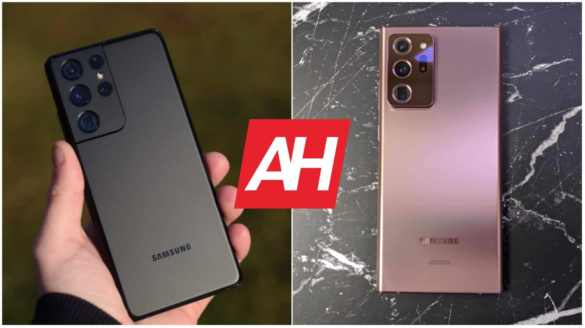 AH Samsung Galaxy S21 Ultra vs Galaxy Note 20 Ultra comparison 1