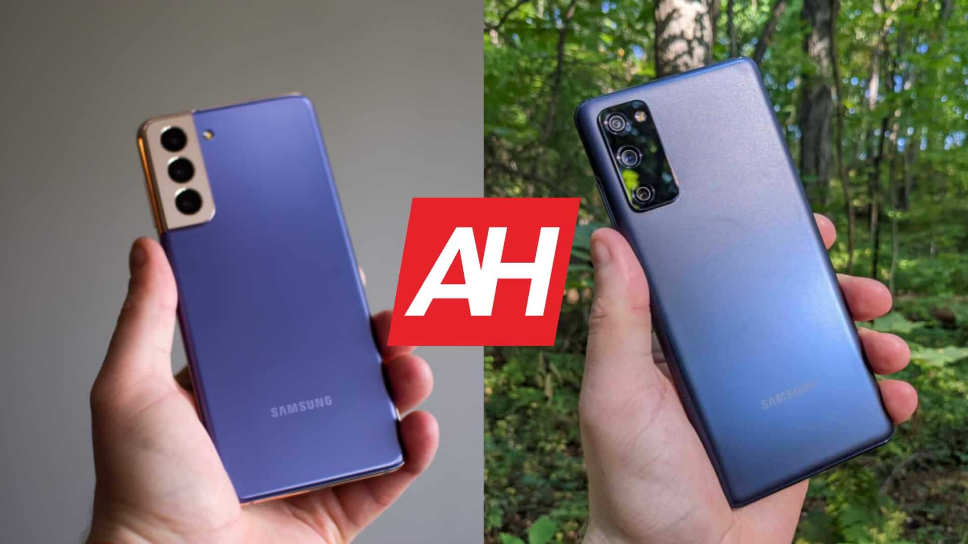 AH Samsung Galaxy S21 vs Samsung Galaxy S20 FE comparison 1