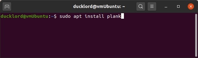 Как удалить plank ubuntu