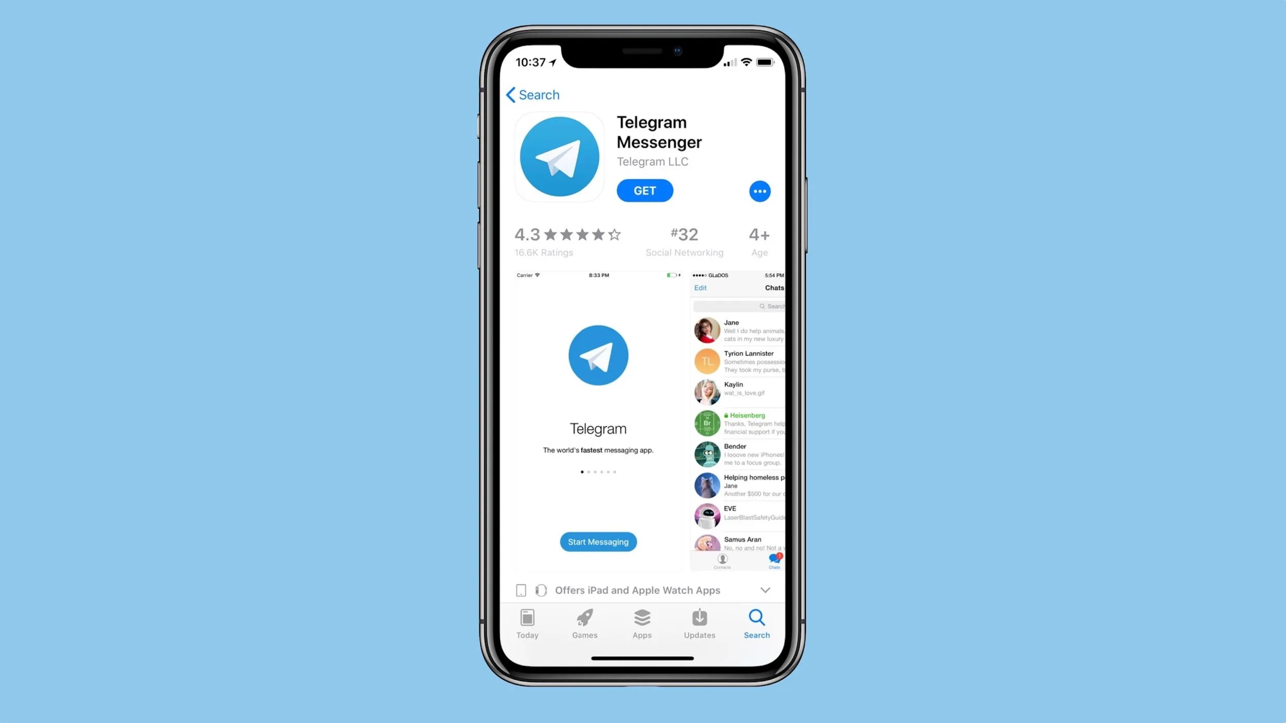 8 maneiras principais de consertar o Telegram que não faz download de mídia no iPhone e Android 1 20240126 telegram ios