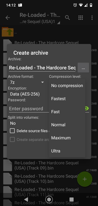 Como Compactar E Descompactar Arquivos No Android Rar Zip 7z 2535