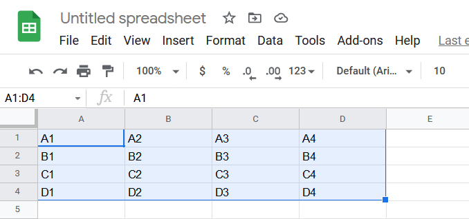 Como Converter Linhas Em Colunas No Google Sheets