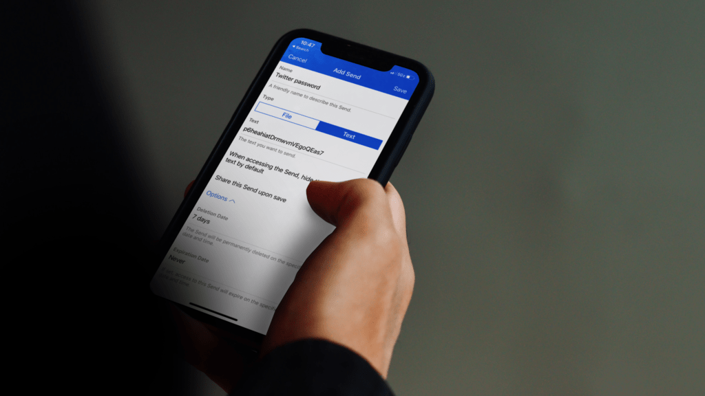 Bitwarden Send Lifestyle