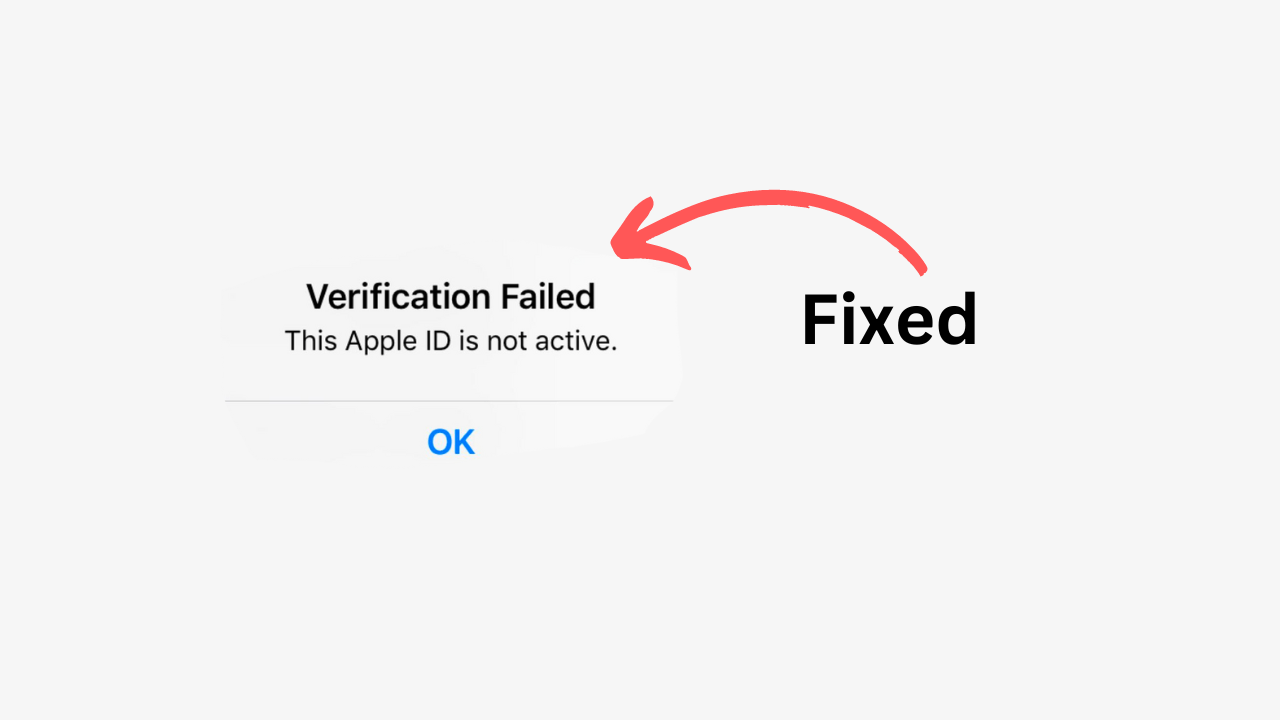 Fix Apple ID Verification Failed on iPhone