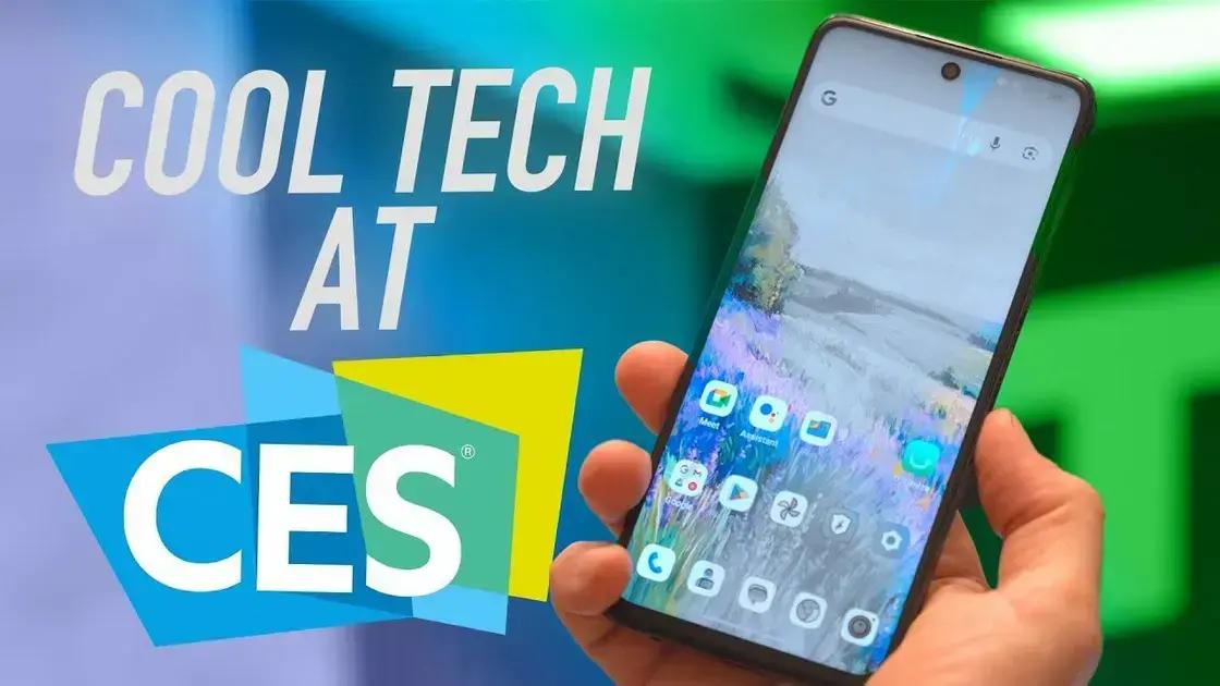 As inovações mais impressionantes em tecnologia na CES 2025 1 A palavra-chave com base no artigo em português é "tecnologia".