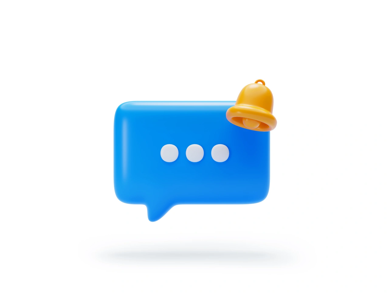 ilustração notificação de sms